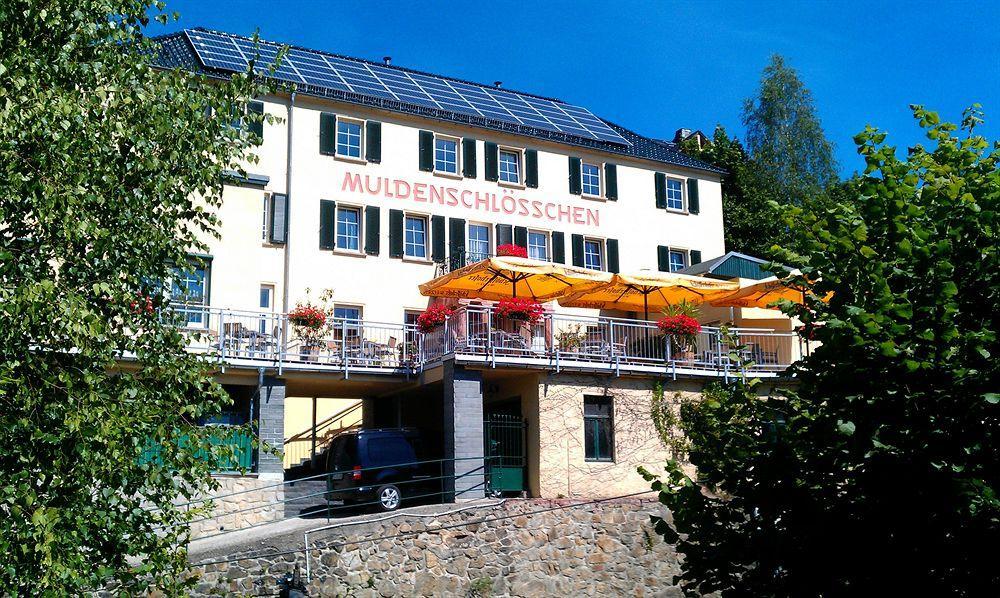 Muldenschlosschen Hotel Lunzenau Buitenkant foto